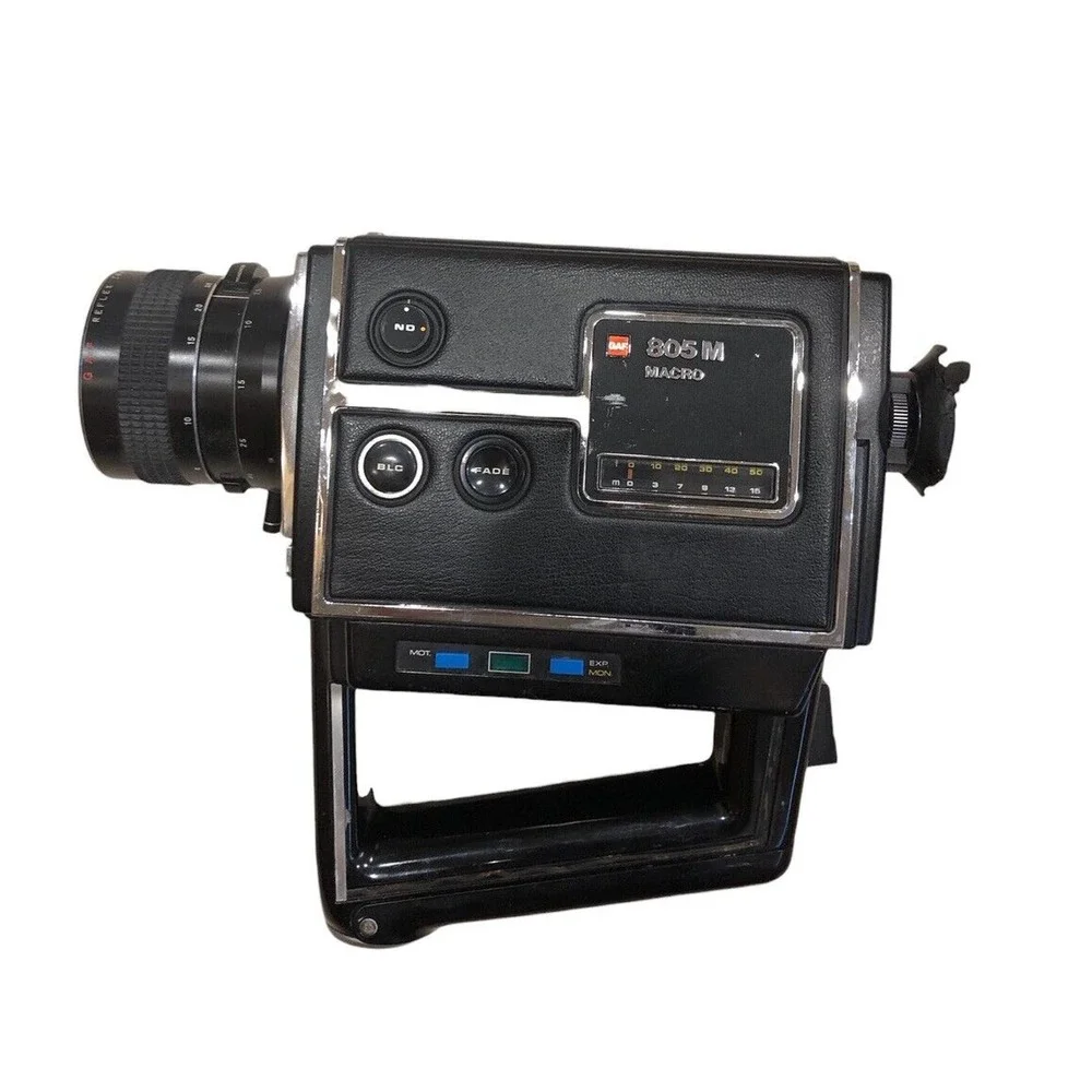 GAF 805 M Macro Movie Camera Super 8 Used Video Equipment UNTESTED AS IS